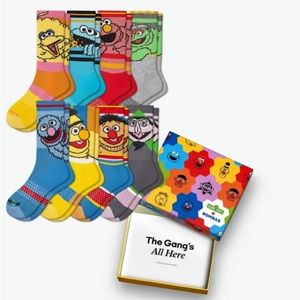 Bombas Sesame Street socks retired sz M NWT